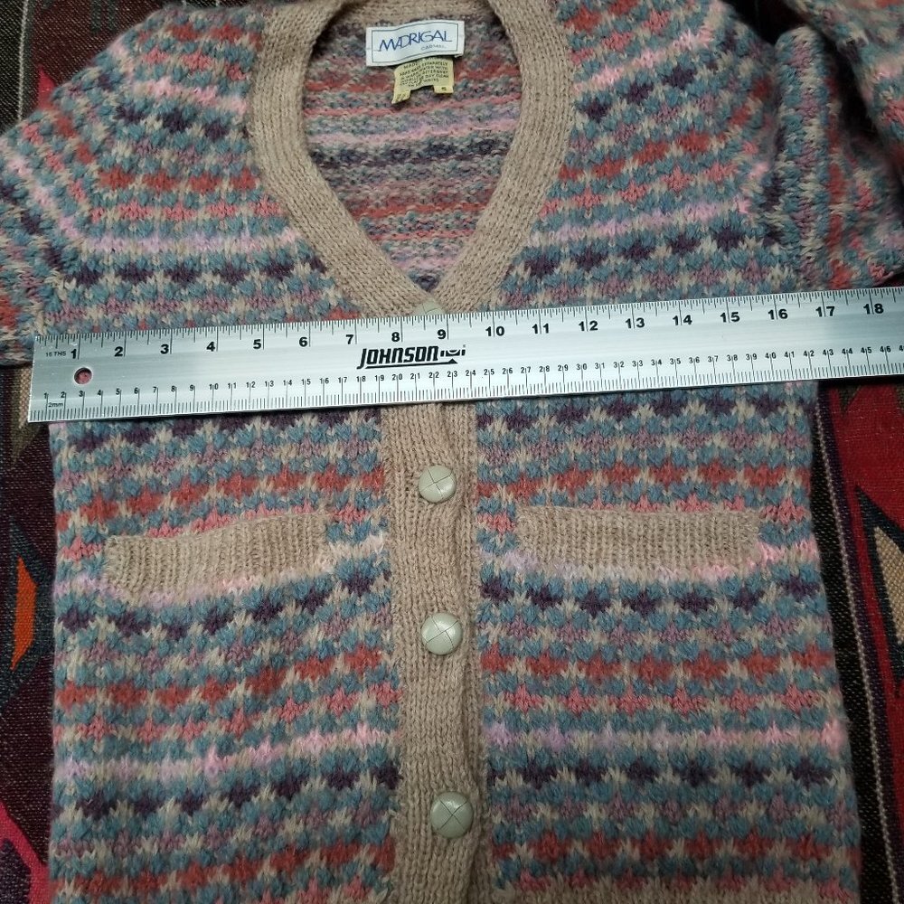 Madrigal Carmel Knitted Button Cardigan Sweater - Picture 8 of 11